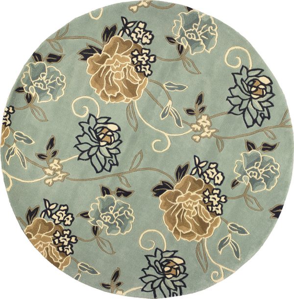 KAS Catalina 0765 Blue Beige Paradise Area Rug For Discount