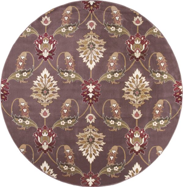 KAS Cambridge 7363 Plum Palazzo Area Rug Online Sale