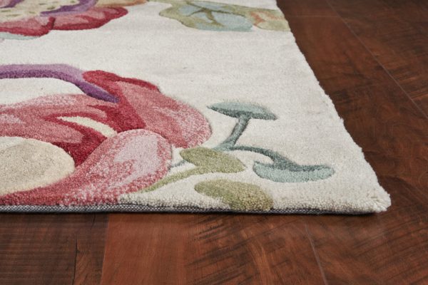 KAS Coral 4161 Beige Gardenia Area Rug Online now