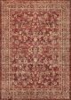 Couristan Cadence Crescendo Ruby Ivory Tan Area Rug Online Sale