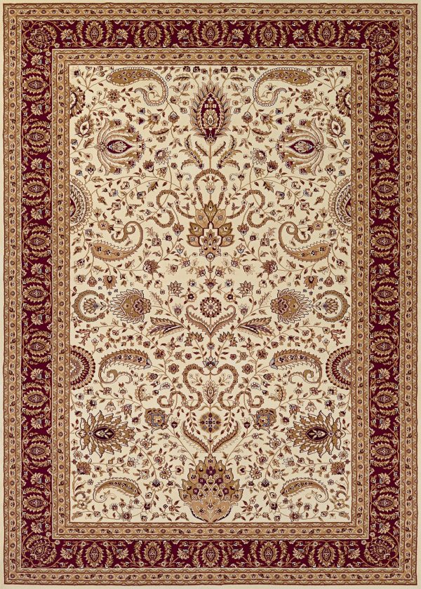 Couristan Antalya Manisa Cream Ruby Area Rug on Sale