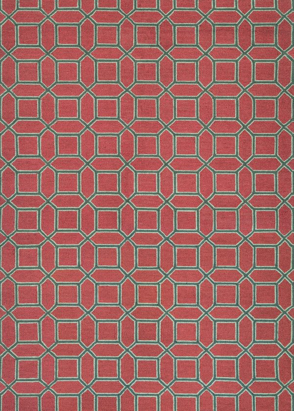 Couristan Bowery Havemeyer Crimson Brown Area Rug Cheap