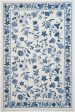 KAS Colonial 1727 Ivory Blue Floral Area Rug Sale