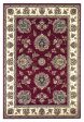 KAS Cambridge 7340 Red Ivory Floral Mahal Area Rug Fashion