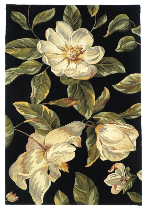 KAS Catalina 0761 Black Magnolia Area Rug Supply