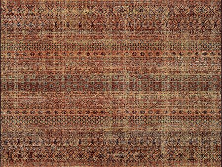 Couristan Cadence Baritone Ruby Ivory Area Rug Hot on Sale