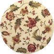 KAS Catalina 0781 Ivory Mums Area Rug For Discount