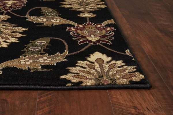 KAS Cambridge 7366 Black Palazzo Area Rug For Cheap