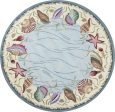 KAS Colonial 1804 Blue Ivory Ocean Surprise Area Rug Discount