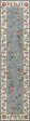 KAS Colonial 1728 Slate Blue Ivory Floral Area Rug Online Sale