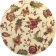 KAS Catalina 0781 Ivory Mums Area Rug For Discount