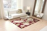 KAS Catalina 0760 Red Magnolia Area Rug Online now