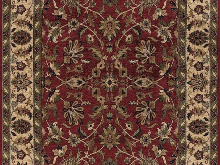 Couristan Anatolia Floral Ispaghan Red Cream Area Rug Supply