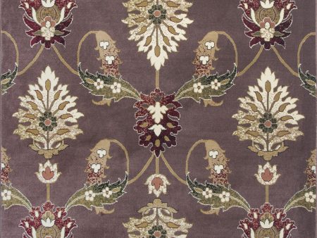 KAS Cambridge 7363 Plum Palazzo Area Rug Online Sale