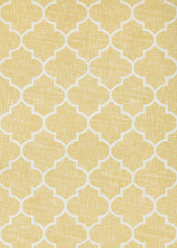 Couristan Bowery Chauncey Gold Ivory Area Rug For Sale