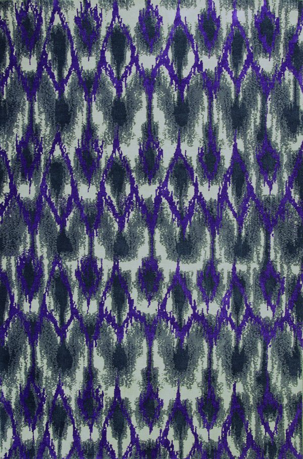 KAS Allure 4058 Grey Purple Horizon Area Rug Online