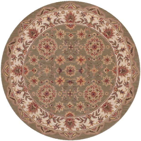 LR Resources Shapes 10564 Green Ivory Area Rug Online Hot Sale