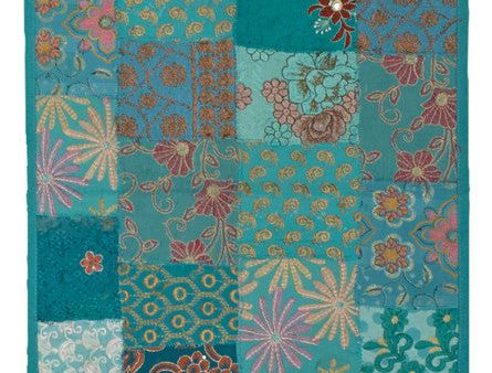 LR Resources TABLE LINENS 18008 Turquoise Cheap