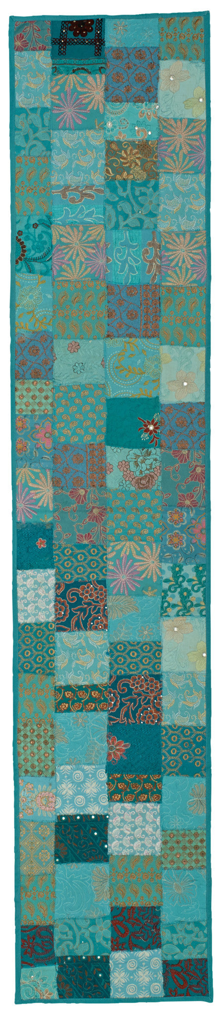 LR Resources TABLE LINENS 18008 Turquoise Cheap