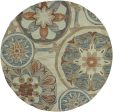 KAS Anise 2408 Ivory Seafoam Mosaic Area Rug Cheap