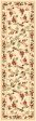 KAS Cambridge 7331 Ivory Floral Vine Area Rug For Cheap