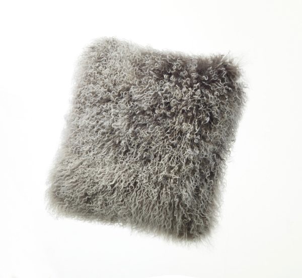 Auskin Luxury Skins Tibetan Sheepskin Cushion Frost Online