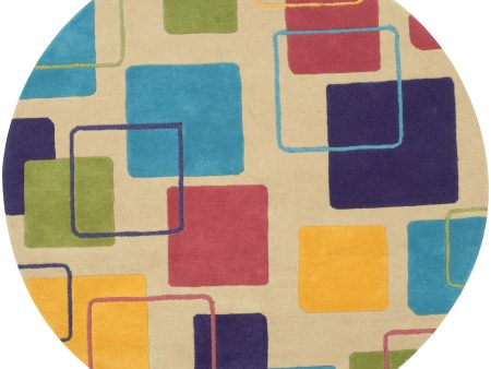 LR Resources Vibrance 03549 Ivory Area Rug Online Sale