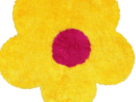 LR Resources Senses 80966 Yellow Area Rug Fashion