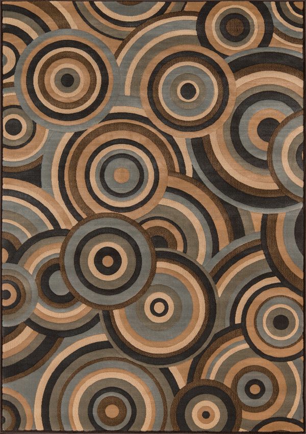 Momeni Dream DR-05 Brown Area Rug Hot on Sale