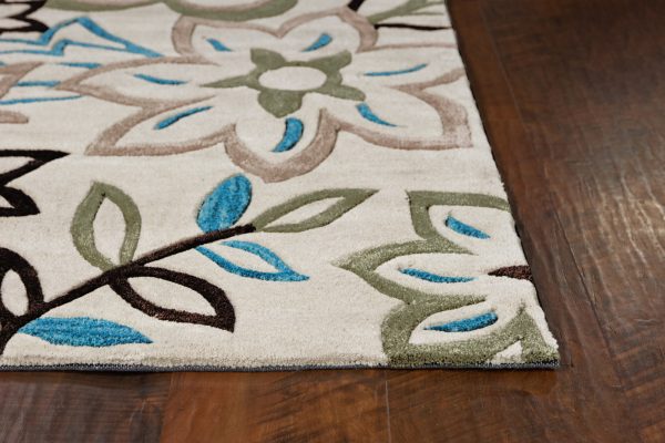 KAS Bali 2880 Ivory Silhouette Area Rug Online Hot Sale