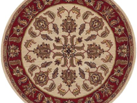 LR Resources Shapes 10561 Ivory Red Area Rug Supply