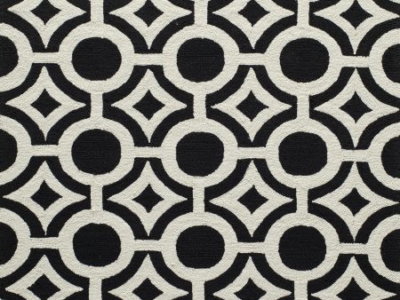 Momeni Geo GEO22 Black Area Rug Fashion