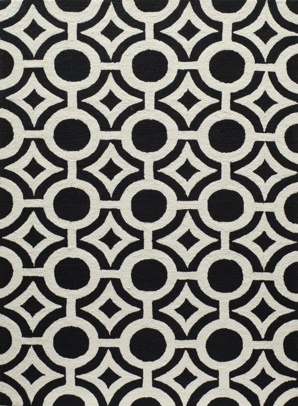 Momeni Geo GEO22 Black Area Rug Fashion