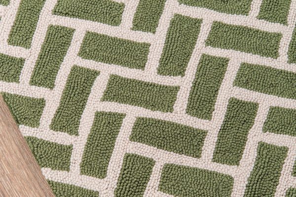 Momeni Geo GEO-2 Green Area Rug For Discount