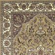 KAS Cambridge 7328 Beige Ivory Kashan Medallion Area Rug Sale