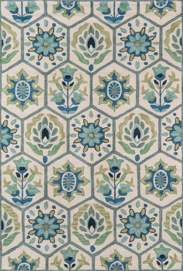 Momeni Havana HV-08 Blue Area Rug Hot on Sale