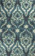 KAS Anise 2411 Teal Damask Area Rug Supply