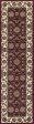 KAS Cambridge 7306 Red Ivory Floral Agra Area Rug on Sale