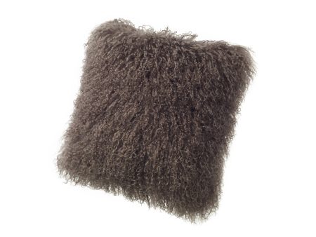 Auskin Luxury Skins Tibetan Sheepskin Cushion Portabella Fashion