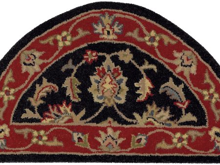 LR Resources Shapes 10583 Black Red Area Rug Online now