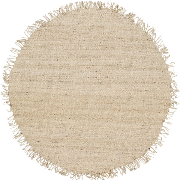 Livabliss Jute Bleached Beige Area Rug Fashion