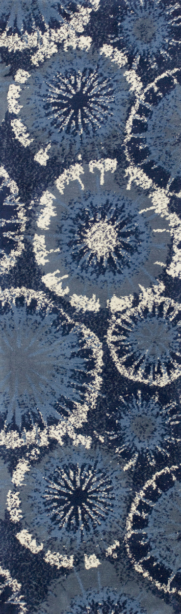 KAS Allure 4050 Blue Starburst Area Rug For Cheap