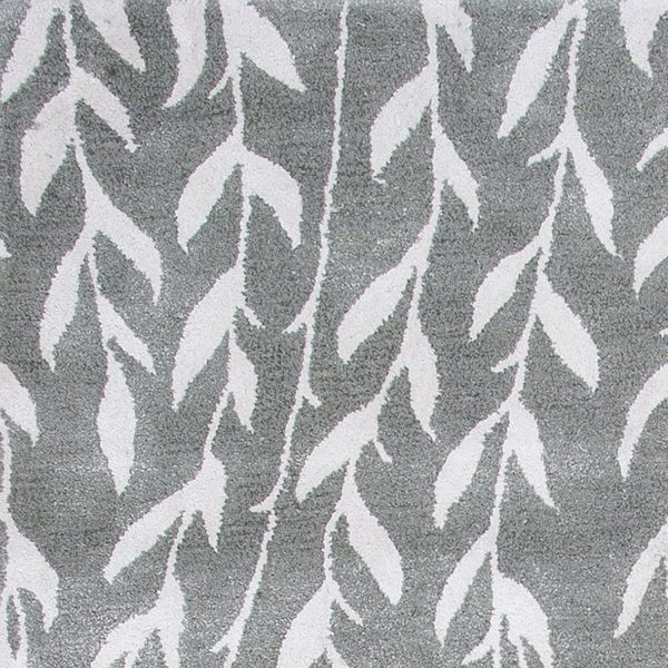 KAS Home 1005 Silver Tranquility Area Rug by Bob Mackie Online now