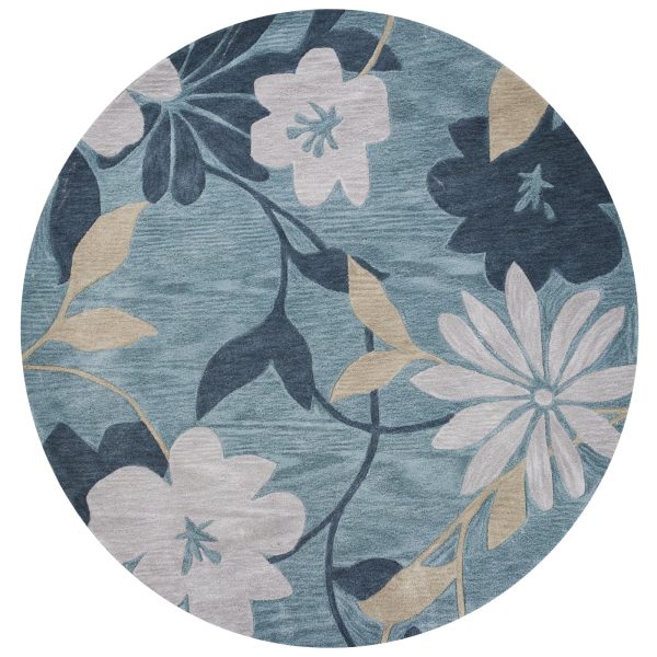 KAS Bali 2870 Seafoam  Grey Elegance Area Rug Cheap