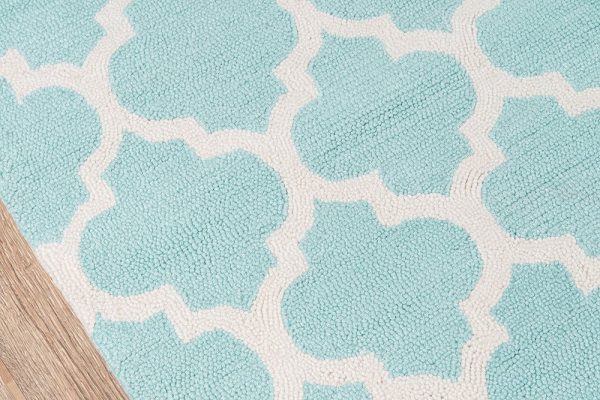 Momeni Geo GEO-4 Sky Blue Area Rug Fashion