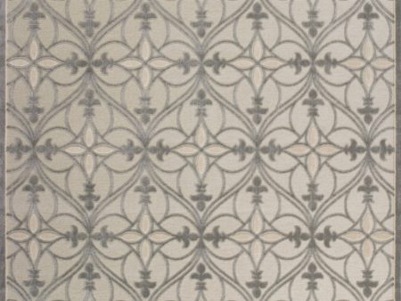 KAS Anna 8701 Ivory Fleur De Lis Area Rug Supply