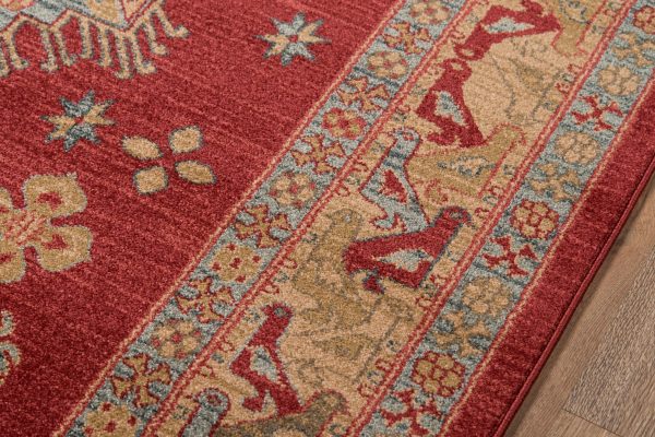 Momeni Ghazni GZ-03 Red Area Rug Supply