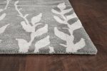 KAS Home 1005 Silver Tranquility Area Rug by Bob Mackie Online now