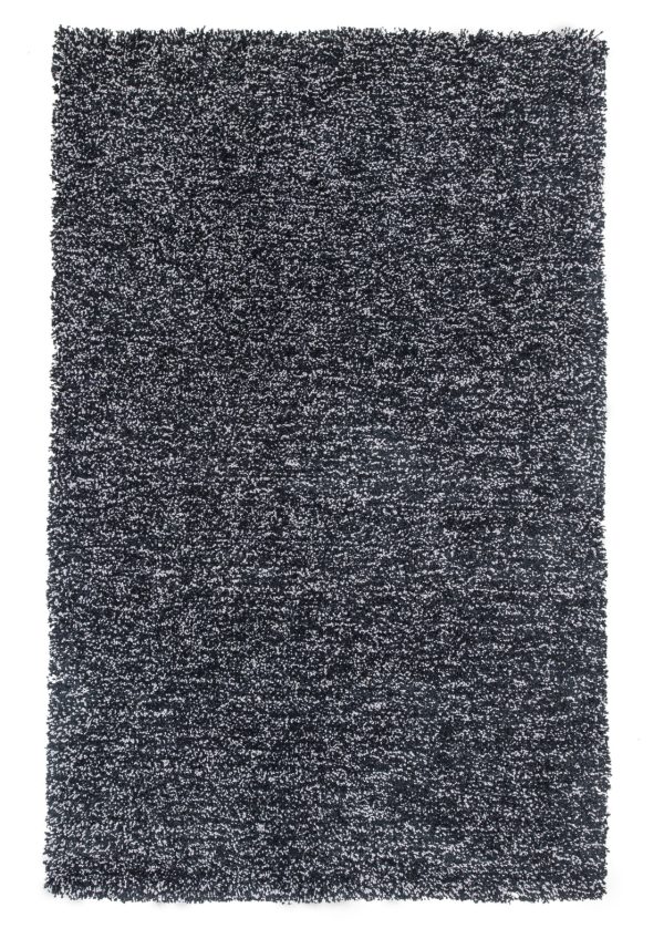 KAS Bliss 1583 Black Heather Shag Area Rug Supply