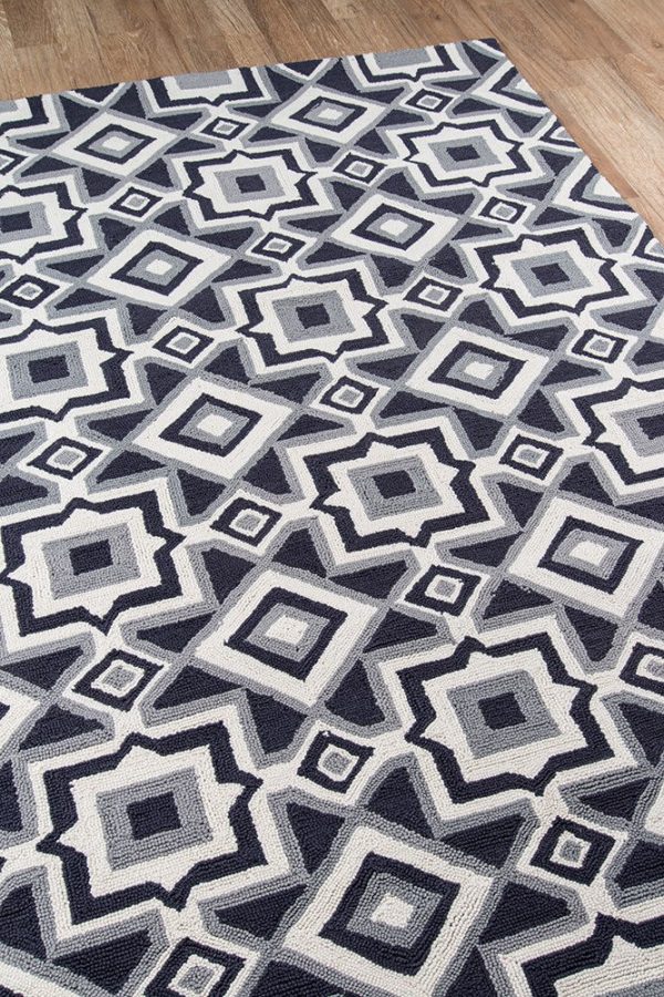 Momeni Geo GEO16 Charcoal Area Rug Online Sale